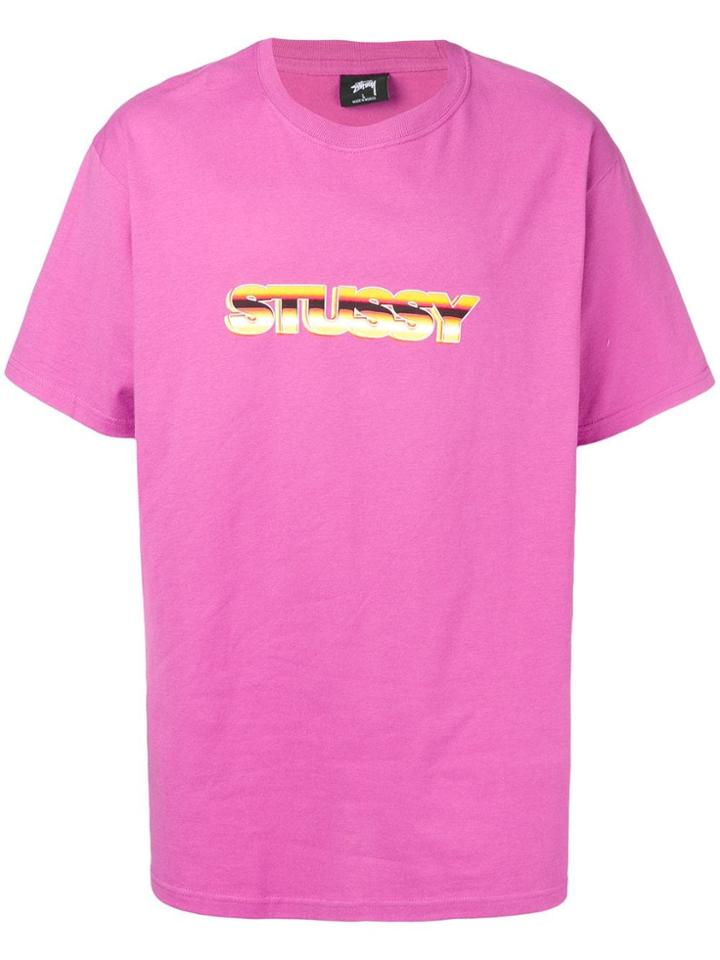 Stussy Pure Gold T-shirt - Pink