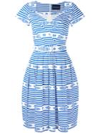 Samantha Sung 'yvette' Dress, Women's, Size: 10, Blue, Cotton/spandex/elastane