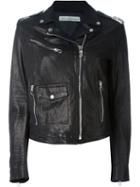 Golden Goose Deluxe Brand Classic Biker Jacket, Women's, Size: M, Black, Leather