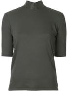 Fabiana Filippi Funnel Neck T-shirt - Grey