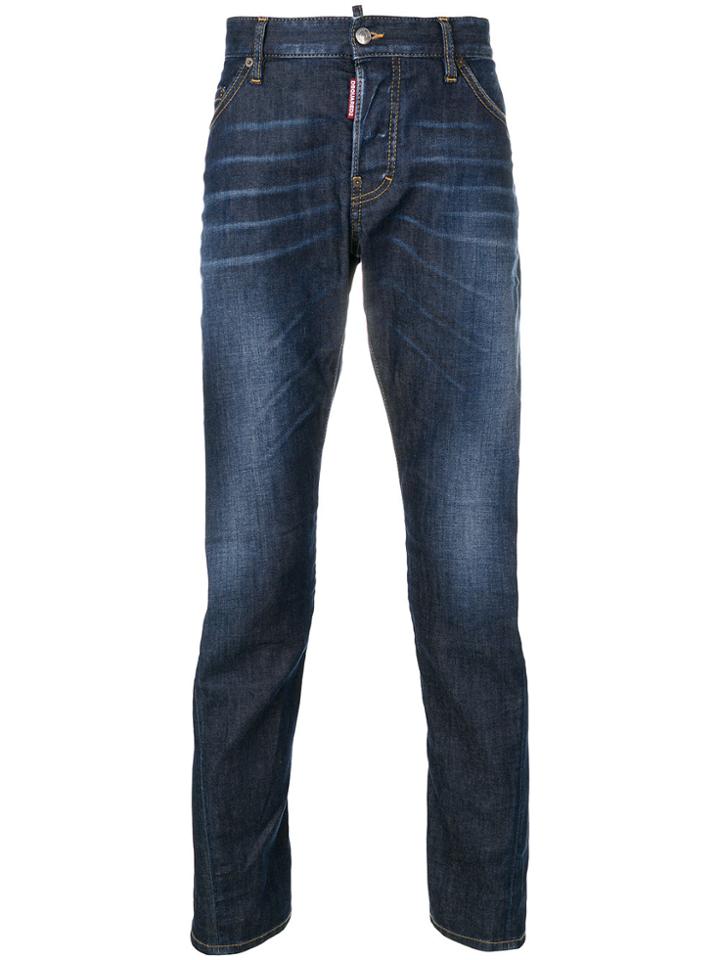 Dsquared2 Washed Jeans - Blue