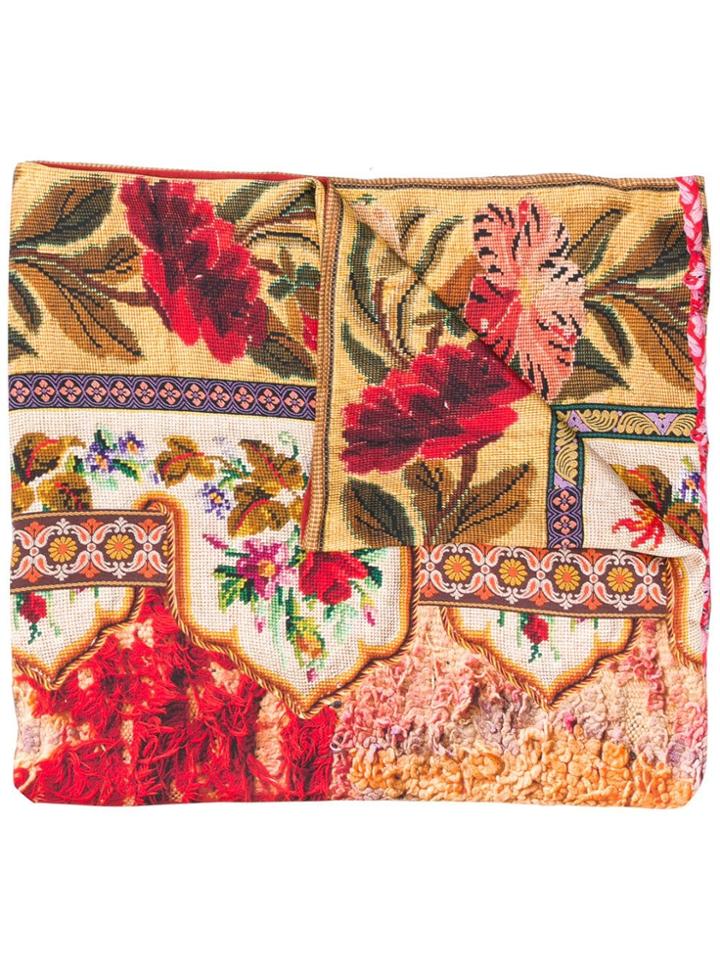 Pierre-louis Mascia Floral Print Scarf - Red