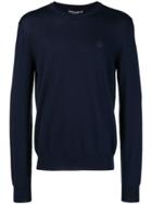 Dolce & Gabbana Crown Embroidered Sweater - Blue