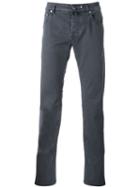 Jacob Cohen Houndstooth Pattern Trousers