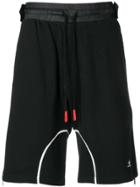 Converse Zip Detail Fleece Shorts - Black