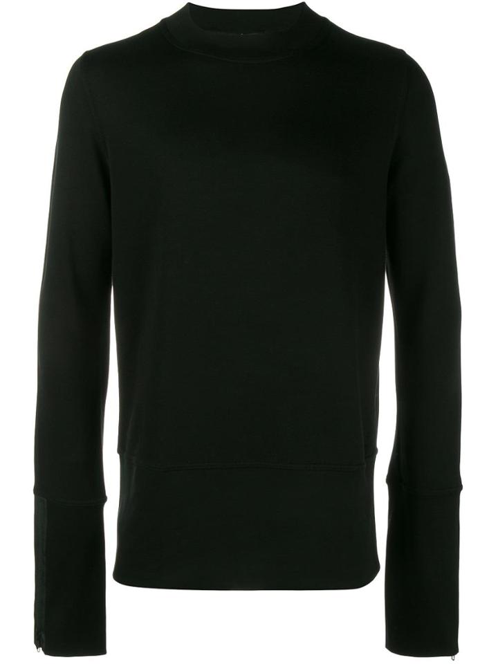 Ann Demeulemeester Elongated Sleeve Sweatshirt - Black
