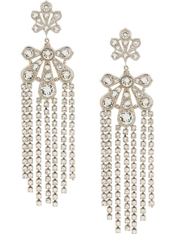 Paco Rabanne Statement Chandelier Earrings - Silver