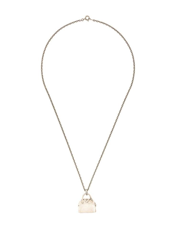 Hermès Pre-owned Bolide Bag Motif Necklace - Silver