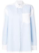 Maison Margiela Boxy Colour Contrast Shirt - White