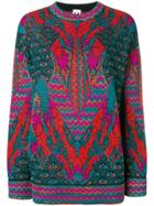 M Missoni Patterned Jumper - Pink & Purple