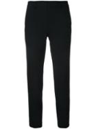 Estnation - Cropped Tailored Trousers - Women - Polyester - 36, Black, Polyester