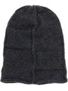 Masnada - Classic Beanie - Men - Linen/flax/cashmere/wool - One Size, Grey, Linen/flax/cashmere/wool