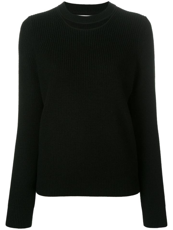 Rag & Bone /jean Cut-out Detail Jumper - Black