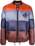 Dsquared2 Striped Down Jacket - Blue
