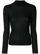 Emilio Pucci Ribbed Turtleneck Sweater - Black