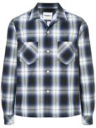 Takahiromiyashita The Soloist Double Pocket Plaid Shirt - Black