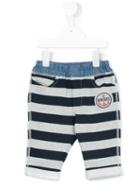 Diesel Kids - Striped Tracksuit Bottoms - Kids - Cotton/polyester - 18 Mth, Blue