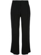 Emilio Pucci Tailored Flared Trousers, Women's, Size: 40, Black, Viscose/cupro/spandex/elastane