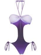 Amir Slama Swimsuit With Cut Details - Pink & Purple