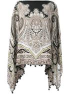 Etro - Paisley Printed Poncho - Women - Silk/viscose - One Size, Silk/viscose