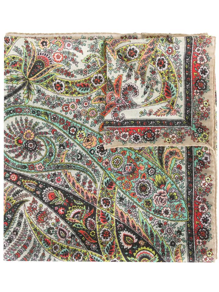Etro Bombay Shauld Scarf, Women's, Silk/wool
