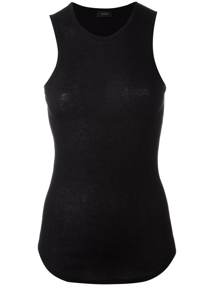 Joseph - Vest Top - Women - Cotton/cashmere - L, Black, Cotton/cashmere