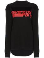 Givenchy Paris Logo Print Sweatshirt - Black