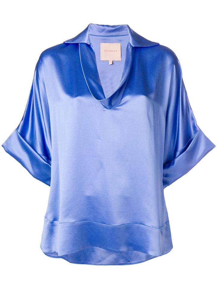 Roksanda Mai Blouse - Pink & Purple