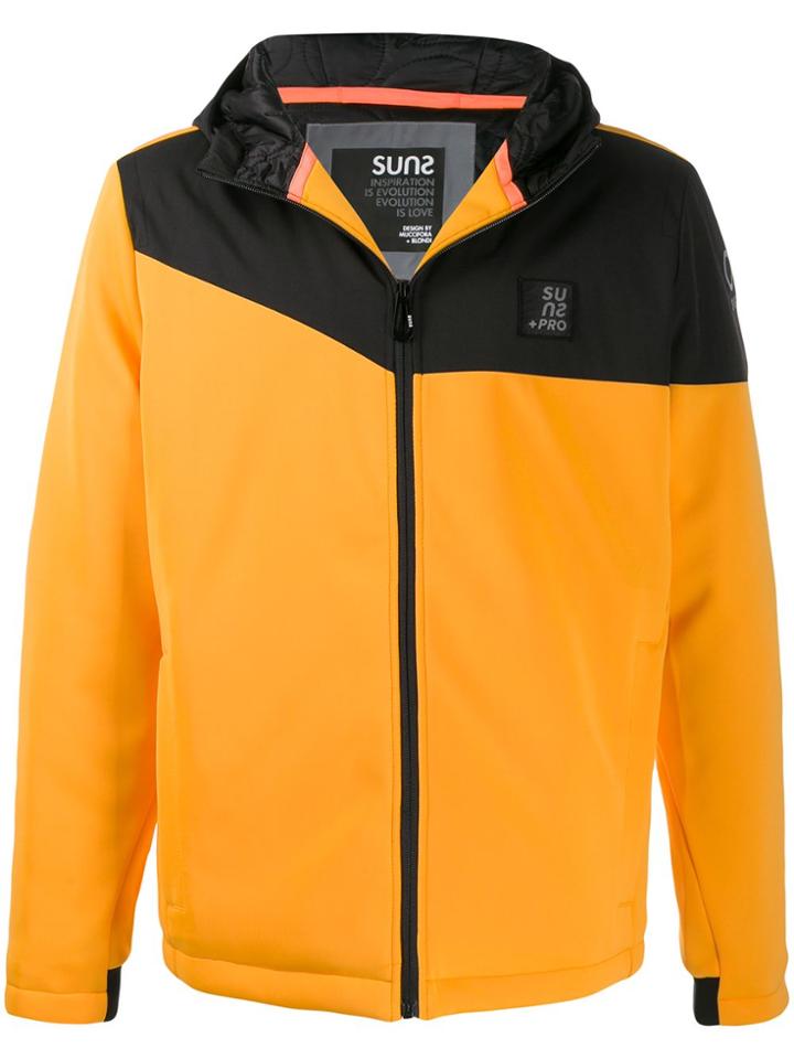 Sun 68 Two Tone Jacket - Yellow