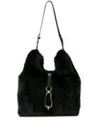 Zac Zac Posen Lobster Lock Shoulder Bag - Black
