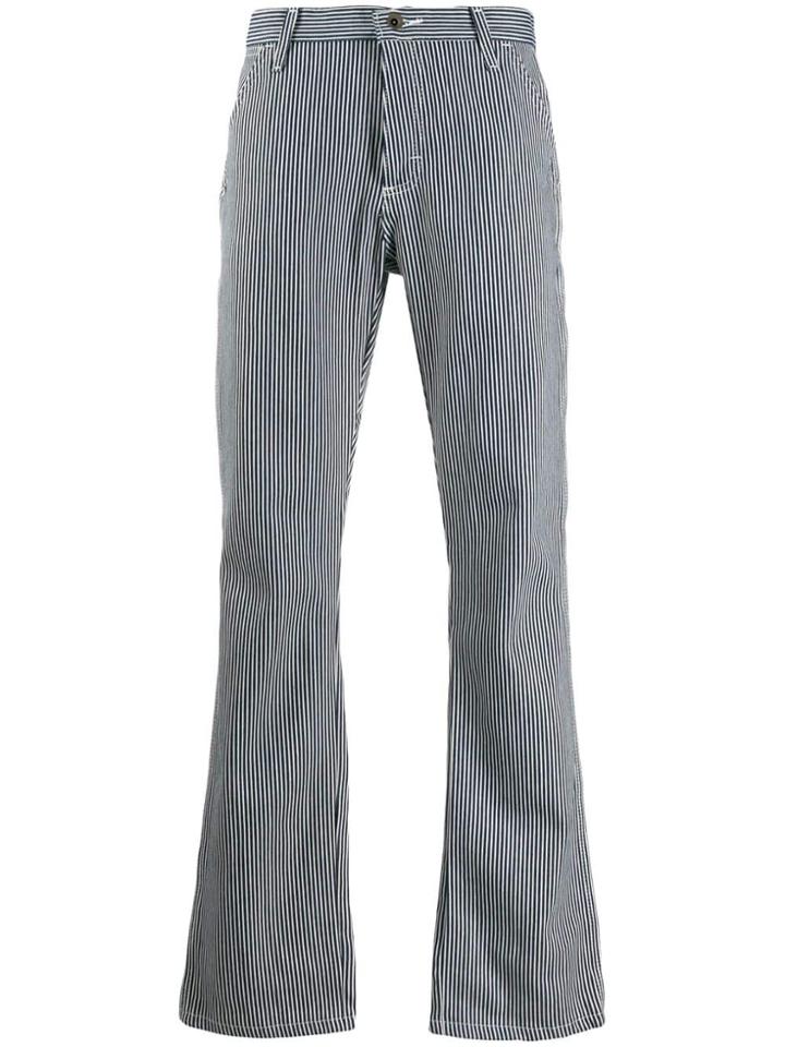 Vans Striped Straight-leg Trousers - Black