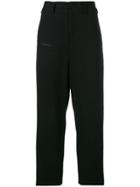 Y's Straight-leg Tailored Trousers - Black