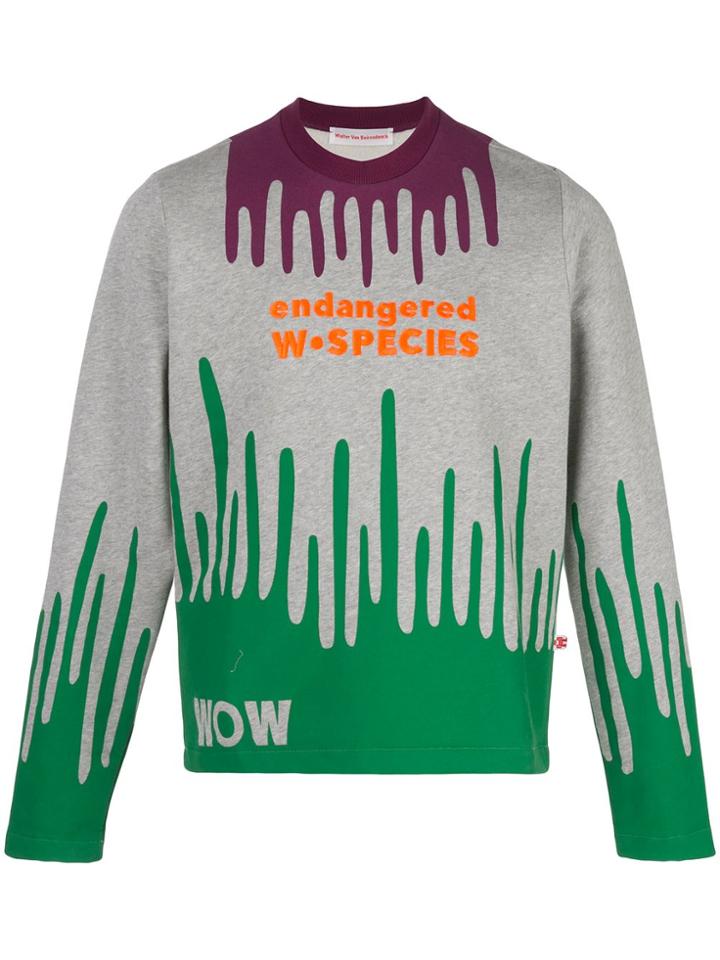 Walter Van Beirendonck Endangered Sweatshirt - Grey