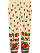 Gucci Loose Printed Chenille Jogging Pant - White