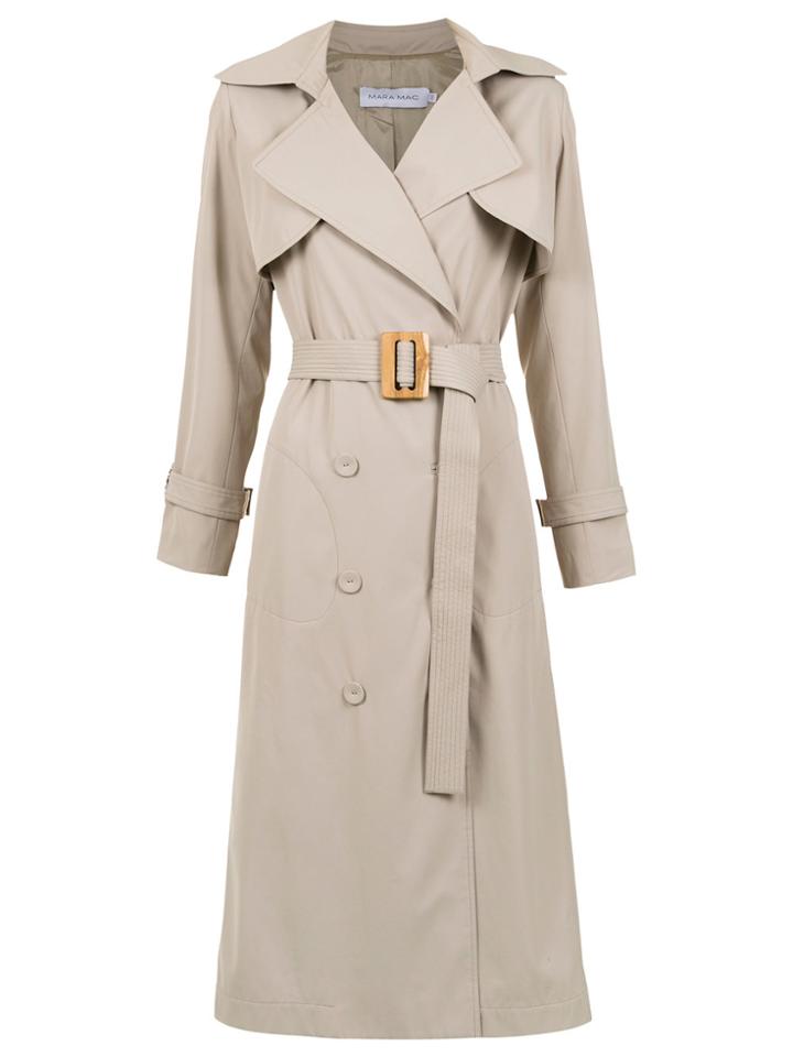 Mara Mac Trench Coat - Nude & Neutrals