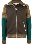 Marni Colour Block Sports Jacket - Brown