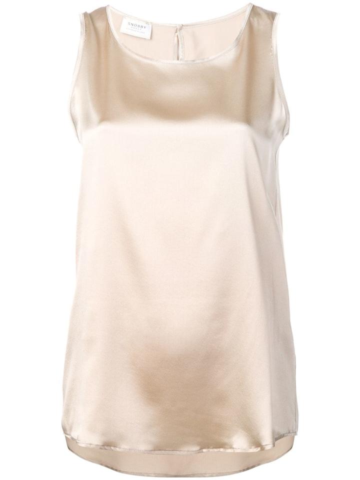 Snobby Sheep Scoop Neck Vest Top - Neutrals