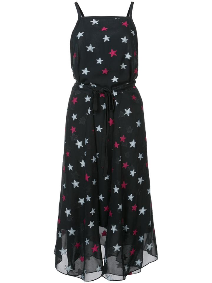 Rag & Bone Sonny Star Print Dress - Black
