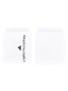Adidas By Stella Mccartney - Brand Print Sweatbands - Women - Cotton/acrylic/nylon - One Size, White