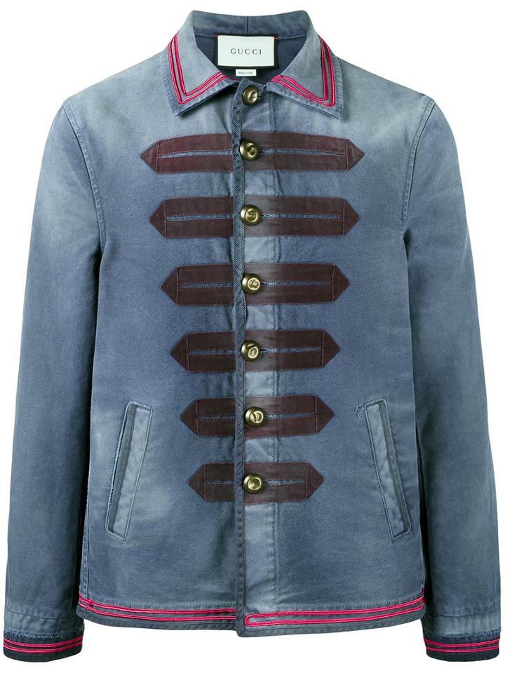 Gucci - Drummer Jacket - Men - Cotton - 50, Blue, Cotton