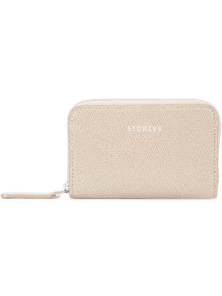 Senreve Logo Zipped Wallet - Nude & Neutrals