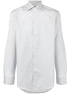 Canali Plain Shirt, Men's, Size: 41, White, Cotton