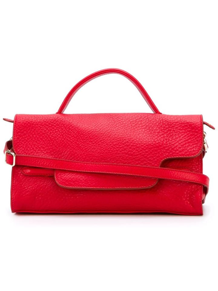 Zanellato Small 'nina' Tote, Women's, Red, Leather