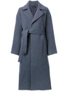 G.v.g.v. 'robe' Coat, Women's, Size: 34, Grey, Polyester/rayon/wool