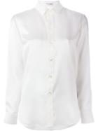 Saint Laurent Classic Shirt, Women's, Size: 36, Nude/neutrals, Silk