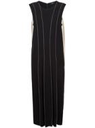 Bassike Ruched Back Dress - Black