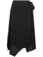 Dodo Bar Or Pina Wrap Skirt - Black