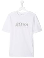 Boss Kids Short Sleeve T-shirt - White
