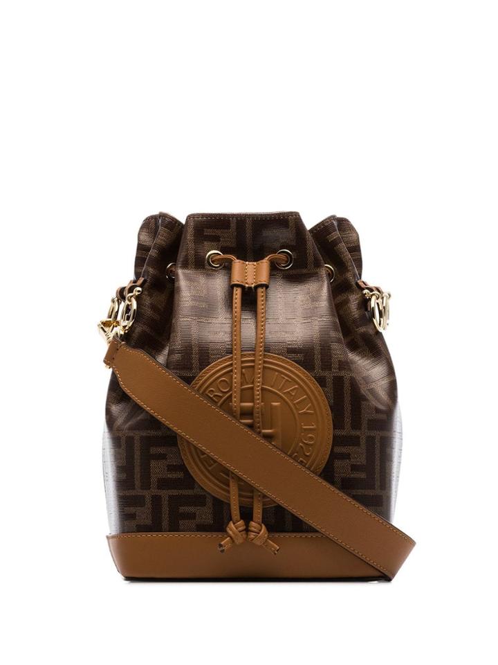 Fendi Mon Tresor Ff Bucket Bag - Brown