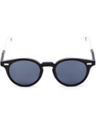 Thom Browne Round Frame Sunglasses, Men's, Black, Acetate/metal (other)